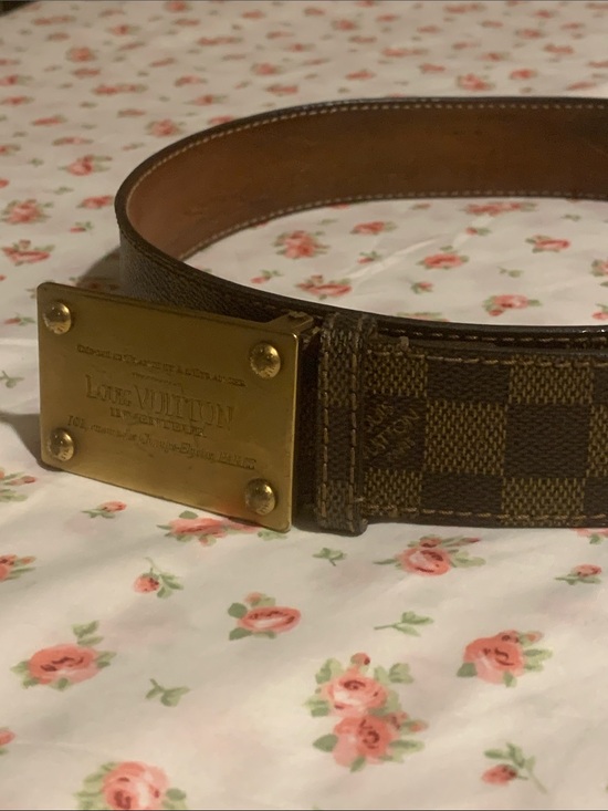 Louis Vuitton Belt with Gold Plate Buckle main image 7